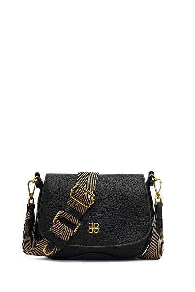 Derimod Geantă neagră pentru femei cu curea lungă 25WBD2539FT