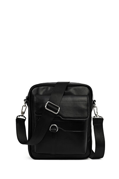 Derimod Men's Black Messenger Bag 25Wbd301918