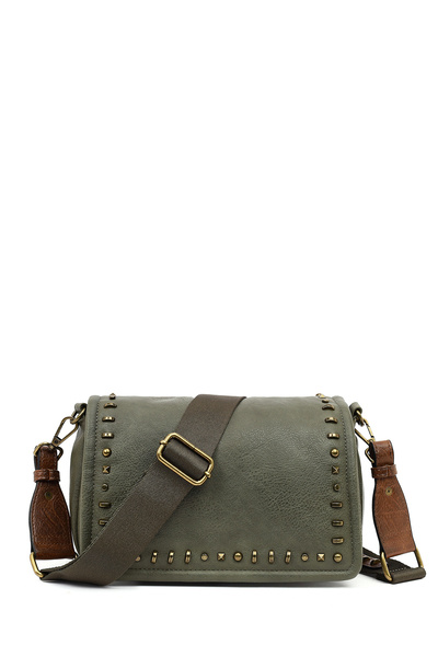 Derimod Women's Khaki Long Strap Crossbody Bag 26Pbd245318