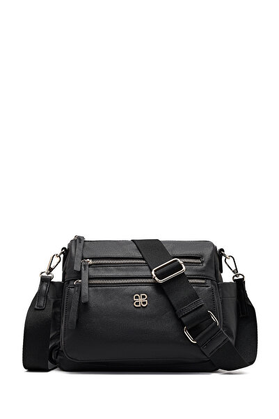 Derimod Geantă neagră pentru femei cu curea lungă 25ABD2510FT