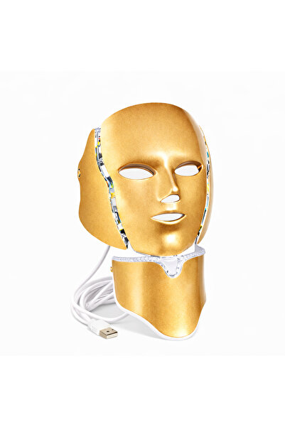 OEM Mască de înfrumusețare pentru față și gât cu 192 LED-uri și 7 moduri de c...