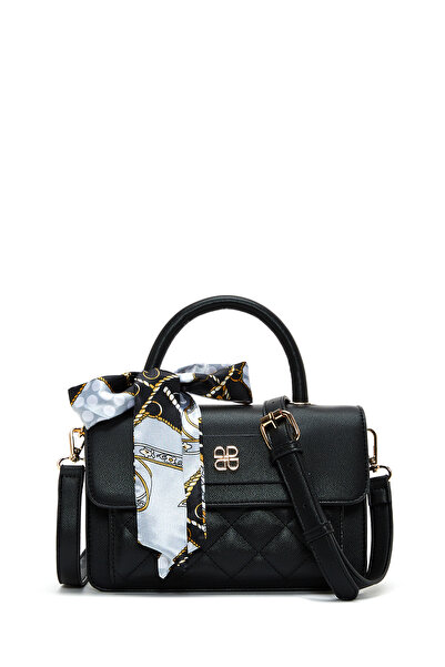 Derimod Kadın Siyah Uzun Askılı Kapitone Mini Çapraz Çanta 25ABD2702KP