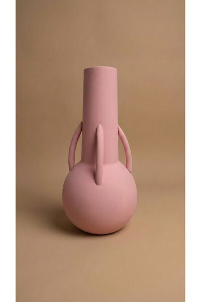 Minteks Χειροποίητο κεραμικό βάζο Achar με λαβή