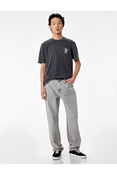 Koton Μπλουζάκι με κανονική εφαρμογή, κοντό μανίκι, λαιμόκοψη ποδηλάτου, από ...