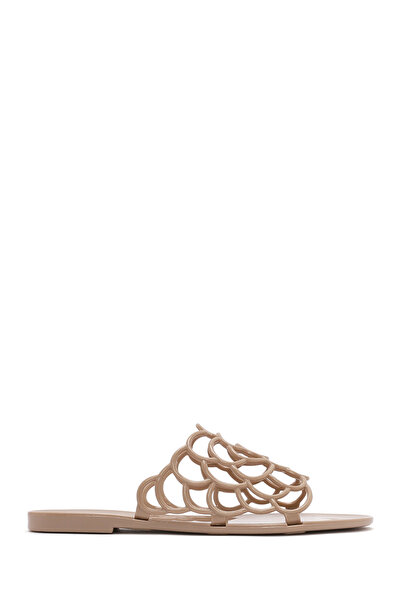 Derimod Kadın Bej Desenli Jelly Terlik 25SFE4919PV