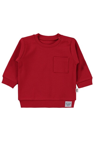 Civil Baby 2-Piece Set with Decorative Labels 6-18 Months Set - Red 6-9 Months