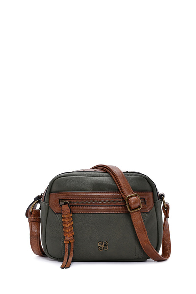 Derimod Geantă de damă kaki cu curea lungă 25WBD2462FT