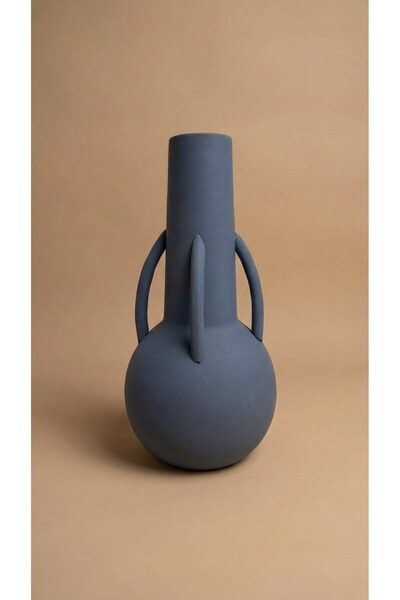 Minteks Ахар ръчно изработена ваза с керамична дръжка