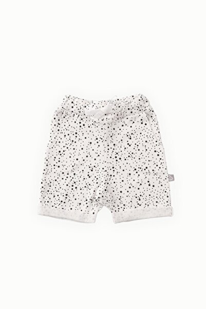 Boumini Star Powder White Baby Kids Shorts
