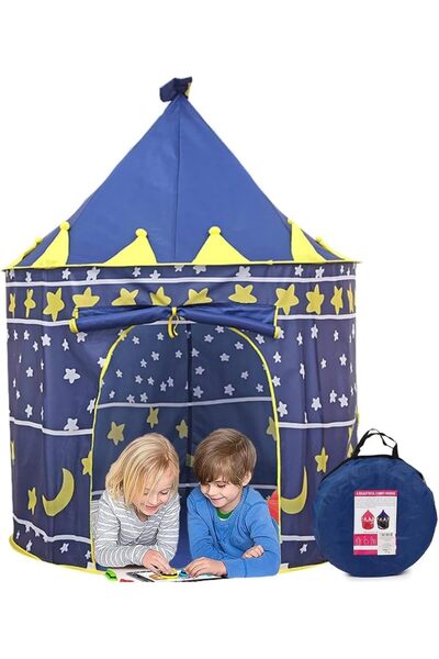 QiaoKai Foldable Portable Princess Castle Play House Tent 48.3x29.5x10.9cm