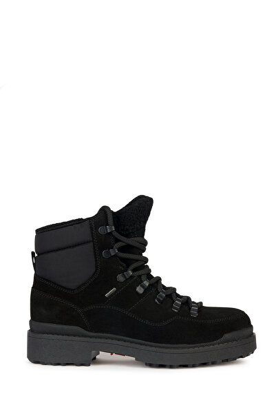 Geox حذاء نسائي أسود من الجلد السويدي Nevegal Abx D36UPD022FUC9999