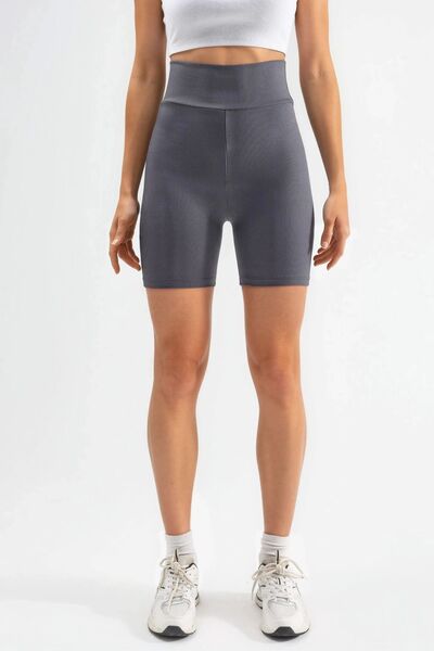 Hiccup Ψηλόμεσο σορτς Biker Slim Fit κοτλέ Ellie Collection