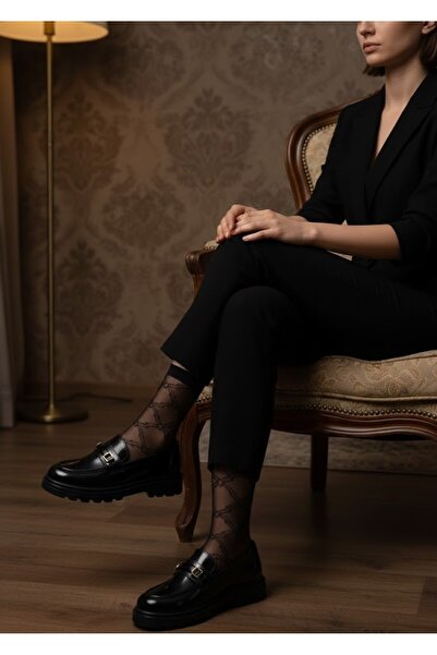 Ayakkabı City Pantofi de damă cu lanț cu detalii din polietilenă, talpă ușoar...