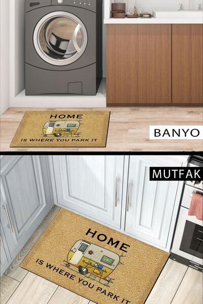 Monnhein Caravan Sconce Front Mat Decorative Outdoor/Home/Bathroom/Kitchen/Bedroom/Entry Door Mat