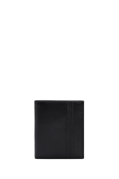 Derimod Portofel din piele neagră pentru bărbați 000A2D300418