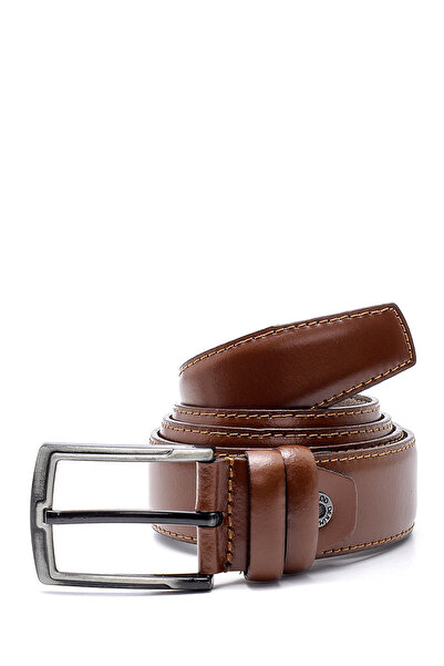 Derimod Curea din piele maronie pentru bărbați 000A2D1201018