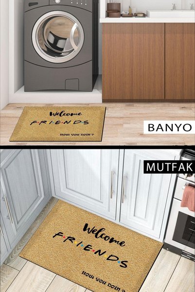 Monnhein Friends Door Mat Decorative Outdoor/Home/Bathroom/Kitchen/Bedroom/Entryway Door Mat