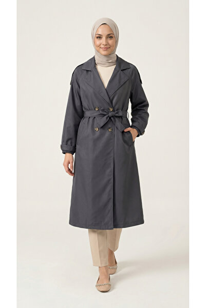 BENAHOLL Doreva Reglan με μανίκια Bondit Trenç-MF1788 Ανθρακί