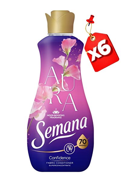 Semana Laundry Conditioner AURA CONFIDENCE 1.4L X6