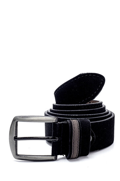 Derimod Curea neagră casual din piele pentru bărbați 000A2D12252V3