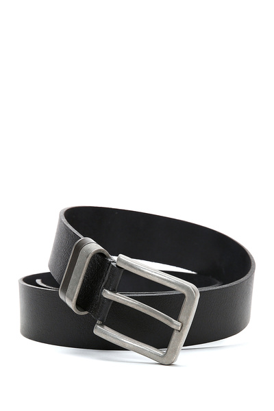 Derimod Curea de piele neagră pentru bărbați 000A2D1303318