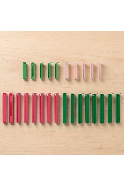 IKEA Paket Poşet Klipsi 26 Adet İkea Buzdolabı Poşeti Mandalı Klipsi 26-lı Pa...