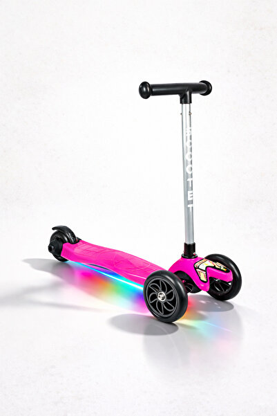 Tois Colorwase Led Işıklı 4 Kademe(50-65 CM) Ayarlanabilir 3 Tekerlekli Scoot...