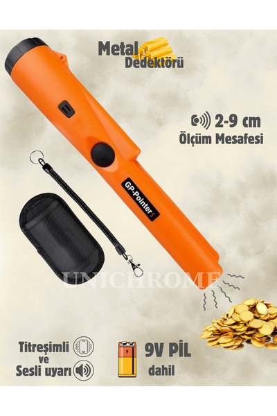 Unichrome Gp Pointer Altın Metal Dedektörü El Tipi Altın Gümüş