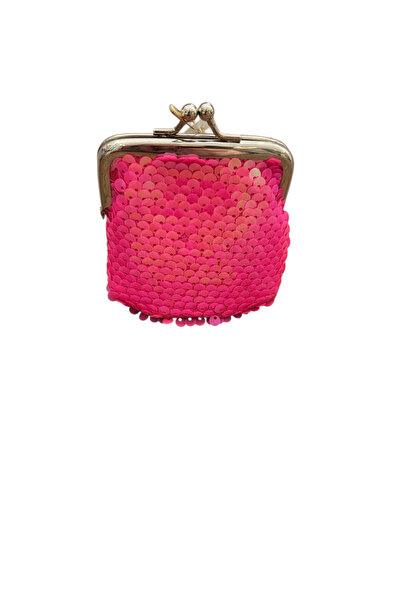 Butik Pullu Mini Boy Bozuk Para Çantası