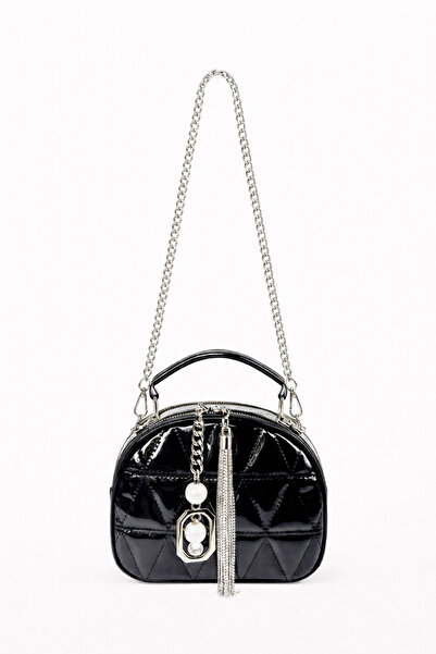 KRISTE BELL Чорна жіноча сумка з поперечними ременями - 26669
