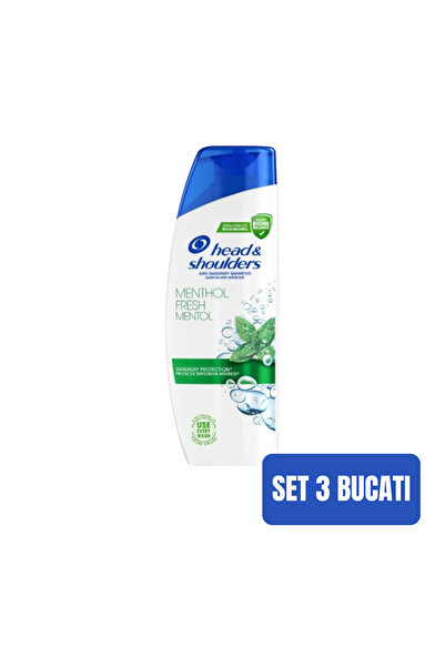 Head & Shoulders Regular Set of 3 pieces - Head&Shoulders Shampoo 330ml Menth...