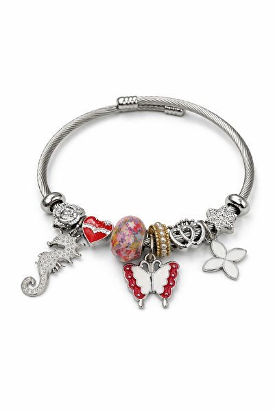 Jack Ferrero Kadın Çelik Renk Atmaz Garantili Bileklik