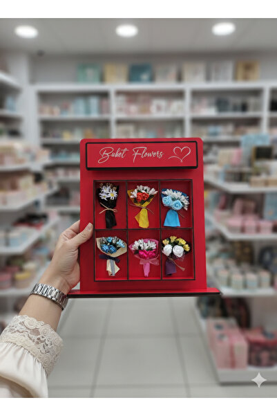 aycut Çiçek Otomatı Makinesi Love Flowers Kişiye Özel Mini Buketli Sevgiliye ...