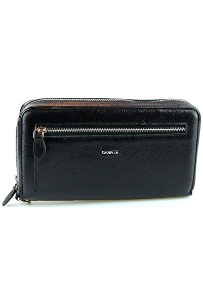 Grande Erkek Siyah Hakiki Deri El Çantası 4274