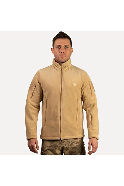 Wolftrap Tactical Μπουφάν Tactical Fleece με Πλήρες Φερμουάρ 2011 Μπεζ με 5 Τ...