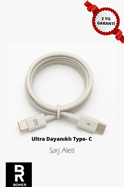 BOMER 3823 120W 6A DESTEKLİ KIRILMAYA KARŞI DAYANIKLI TYPE C to TYPE C ŞARJ v...