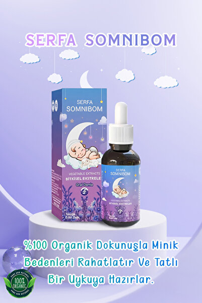SERFA SOMNIBOM SOMNİBOM BİTKİSEL GAZ GİDERİCİ, UYKU DAMLASI 50 ML