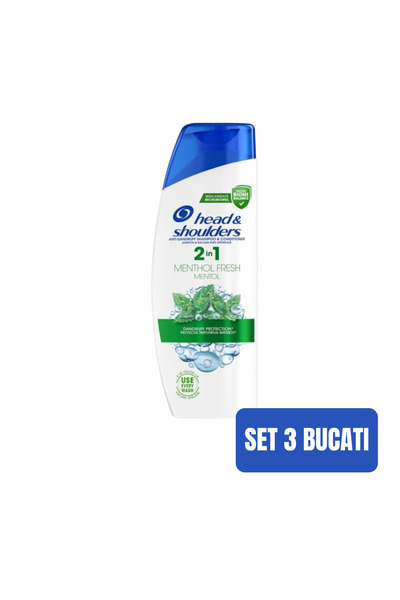 Head & Shoulders Regular Set of 3 pieces - Head&Shoulders Shampoo 330ml 2 in ...