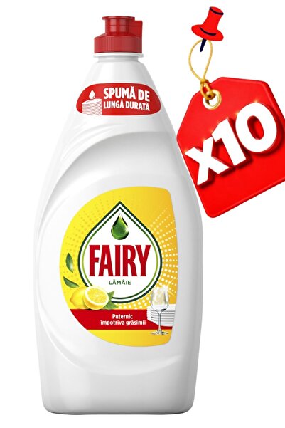 Fairy Liquid Dishwashing Detergent 750ml Lemon x10