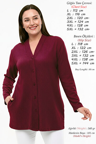 Laden Büyük Beden Kadın Baharlık Yazlık Bürümcük Nefes Alan Örme Kumaş Klasik...