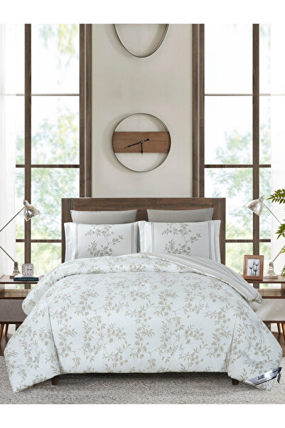 Donetella طقم لحاف فاخر مزدوج الوجهين مكون من 6 قطع، مقاس كينج 260×240 سم، 40...