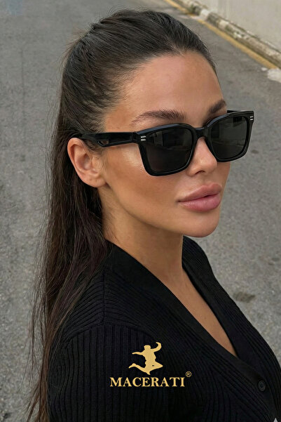 MACERATİ نظارات شمسية شعبية باللون الأسود للجنسين من Linas للموسم الجديد