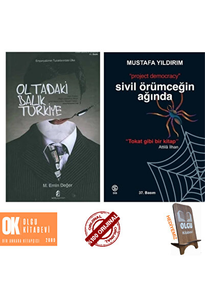 Sia Kitap Oltadaki Balık Türkiye - Sivil Örümceğin Ağında / 2 Kitap Takım - M...