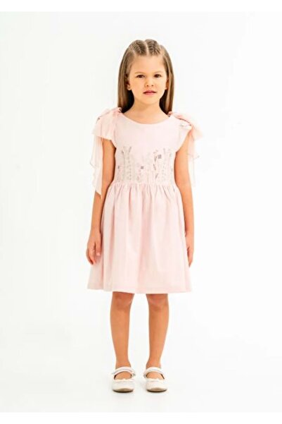 Moonstar Girl's Dress Pudra