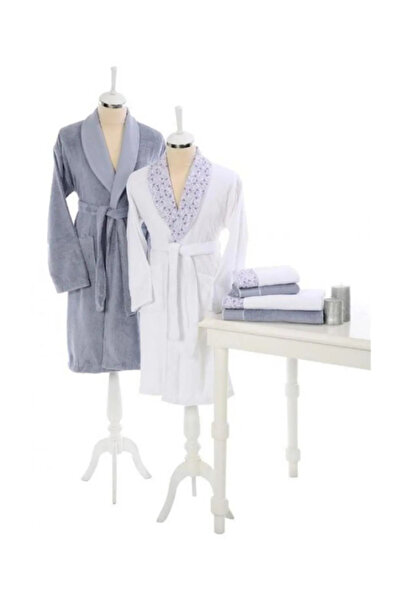 Özdilek СЕРЦЕ СІРО-БІЛИЙ СІМЕЙНИЙ НАБІР