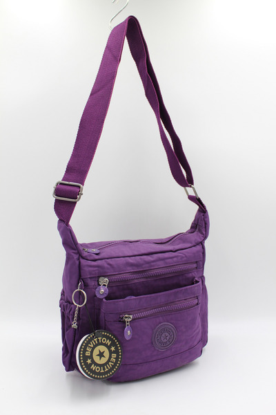 Bevitton Purple Shoulder Bag Waterproof Fabric 3100