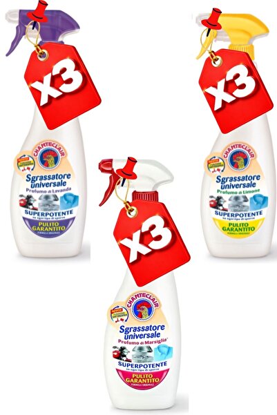 chante clair Degresant universal, Lavandă x3, Lămâie x3, Marsilia x3 600ml se...