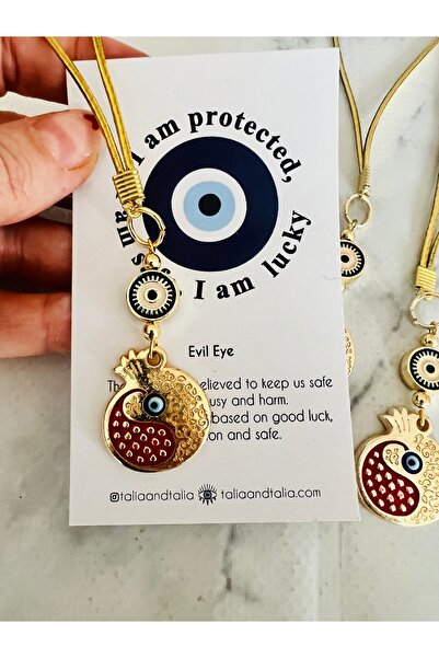 Talia&Talia Araba Dikiz Aynası Süsü - Nazar Boncuklu Nar