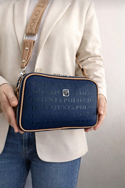Just Polo Kadın Lacivert Ayarlanabilir Askılı Omuz Çantası-4023