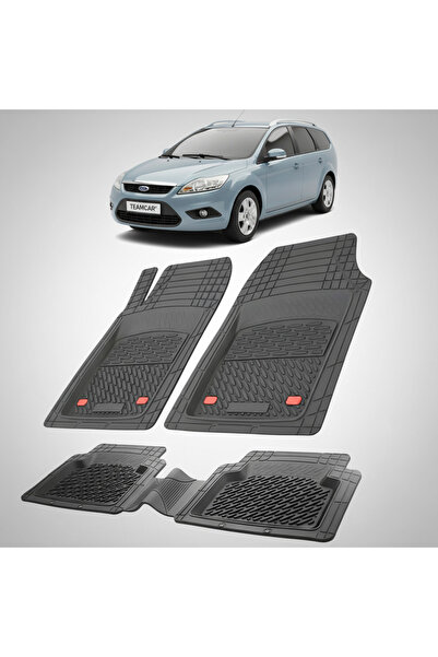 TEAMCAR Covorașe auto compatibile Ford Focus Mk2 Combi 5 uși 2004-2011 |   Negru